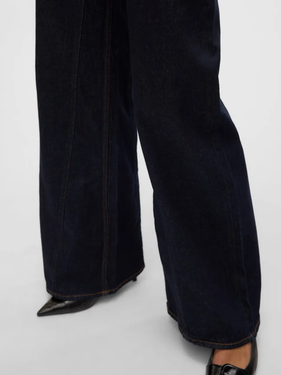 AWMADDIE Hög Midja Vida Ben Jeans