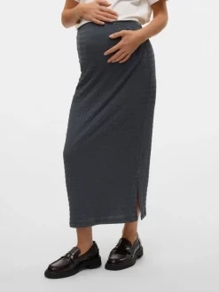Hög Midja Midikjol