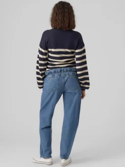 Mom Fit Medelhög Midja Jeans