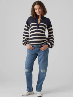 Mom Fit Medelhög Midja Jeans