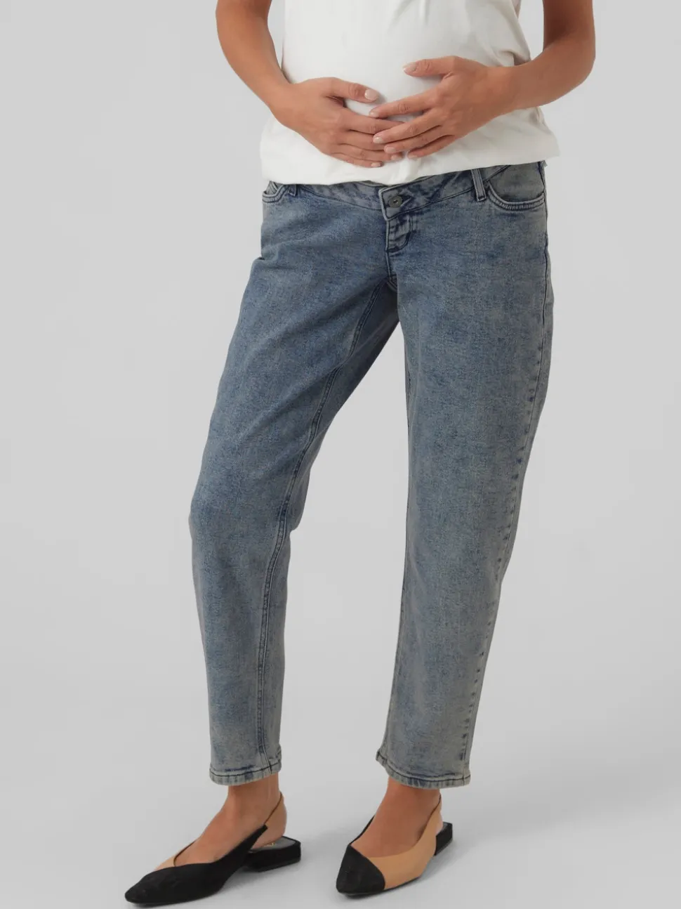 Normal Passform Extra Hög Midja Jeans