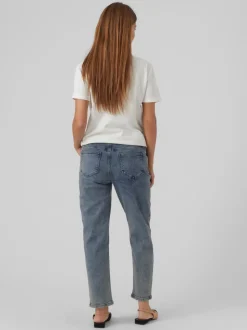 Normal Passform Extra Hög Midja Jeans
