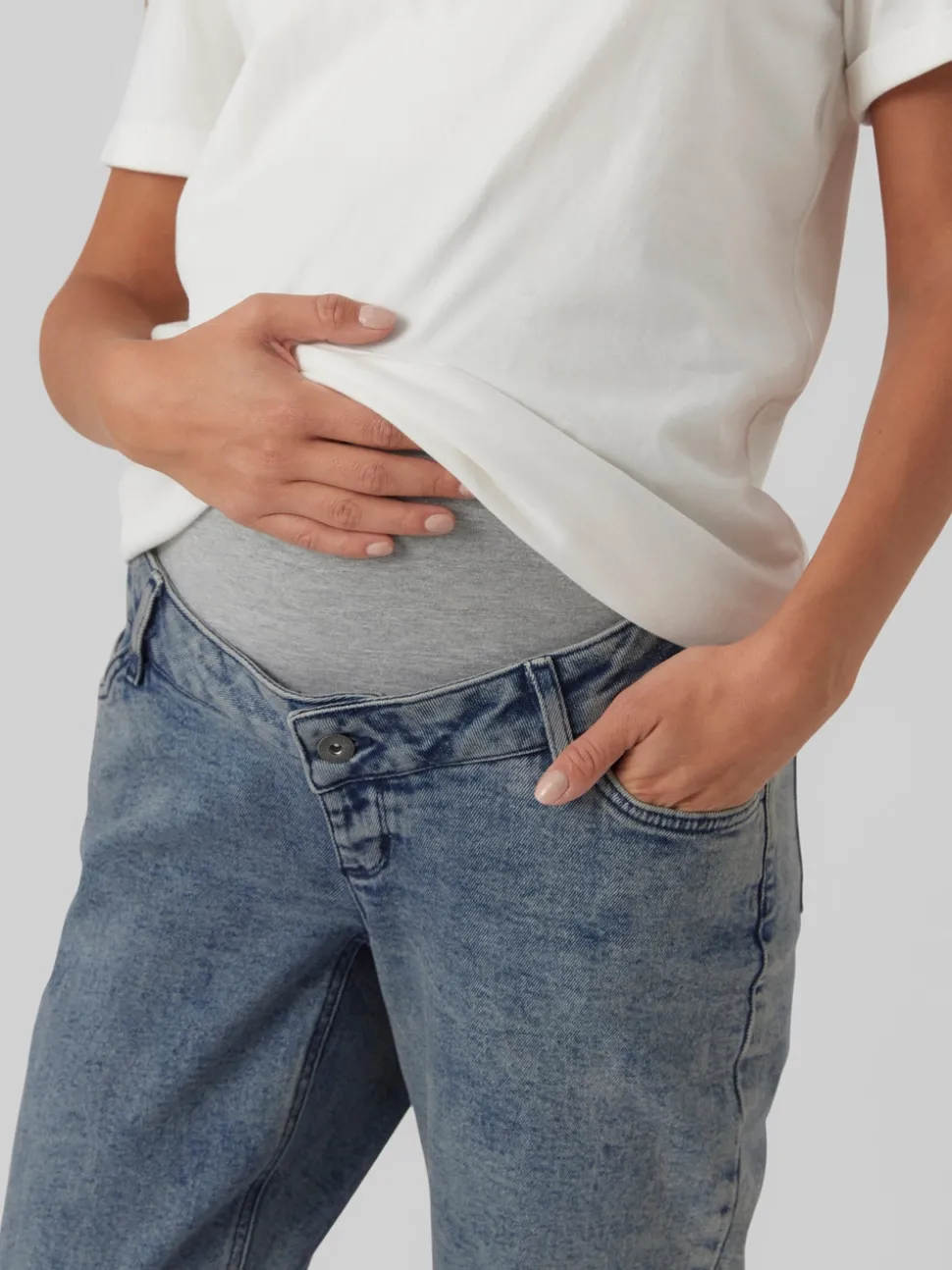 Normal Passform Extra Hög Midja Jeans