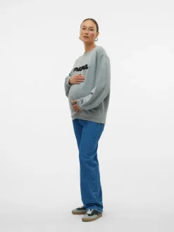 Normal Passform O-ringning Sweatshirt