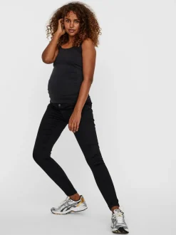 Skinny Fit Hög Midja Jeans