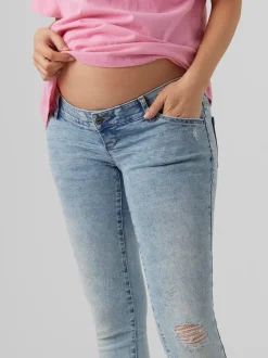 Slim Fit Låg Midja Jeans