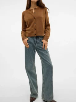 SNRANCY Medelhög Midja Vid Passform Jeans