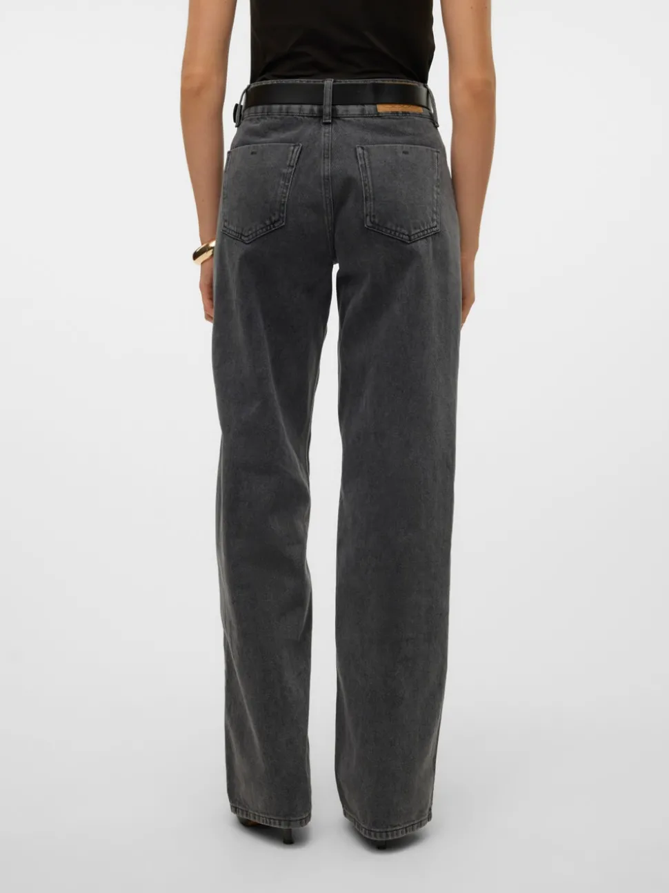 SNRANCY Medelhög Midja Vid Passform Jeans