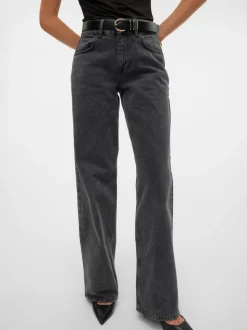 SNRANCY Medelhög Midja Vid Passform Jeans