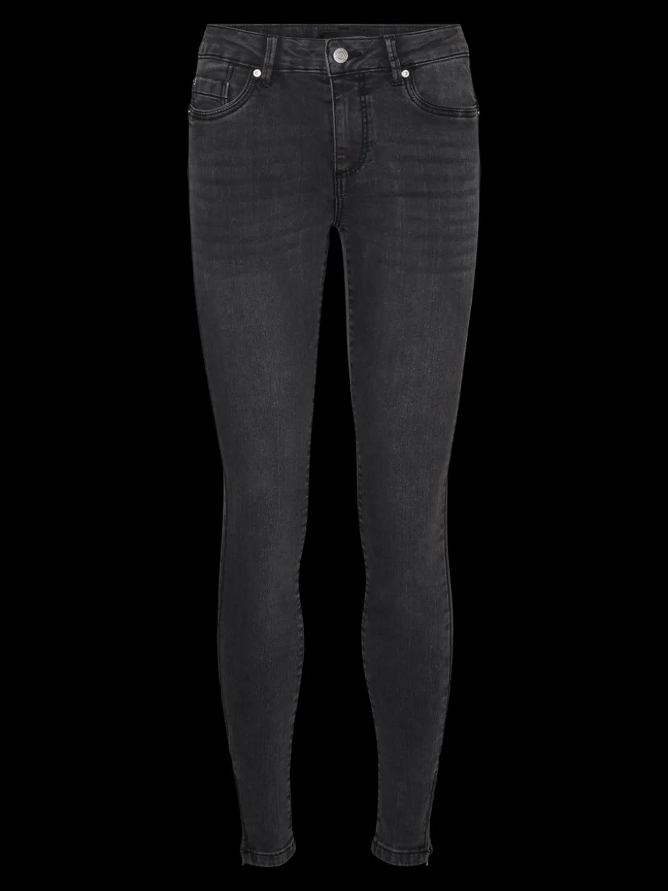 VMALIA Medelhög Midja Slim Fit Jeans