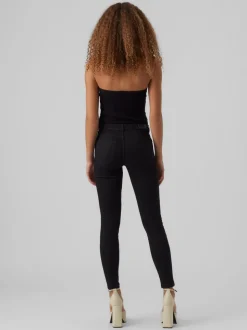 VMALIA Medelhög Midja Slim Fit Jeans