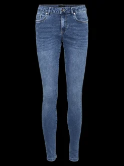 VMALIA Medelhög Midja Slim Fit Jeans