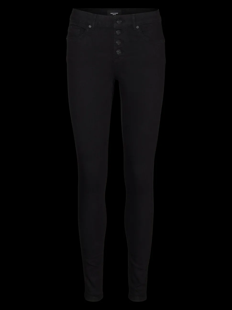 VMALIA Medelhög Midja Slim Straight Fit Jeans