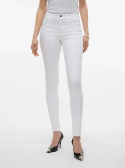 VMALIA Medelhög Midja Slim Fit Jeans