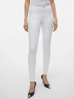 VMALIA Medelhög Midja Slim Fit Jeans