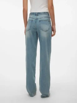 VMALLISON Medelhög Midja Rak Passform Jeans