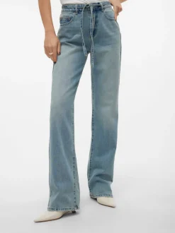 VMALLISON Medelhög Midja Rak Passform Jeans