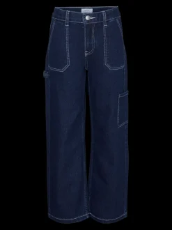 VMAMBER Hög Midja Rak Passform Jeans