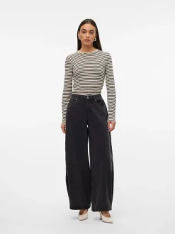 VMANNET Medelhög Midja Lös Passform Jeans