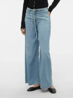 VMANNET Medelhög Midja Vid Passform Jeans