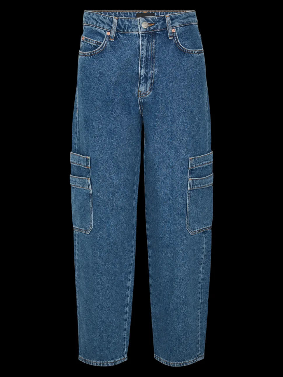 VMAVIVA Hög Midja Mom Fit Jeans