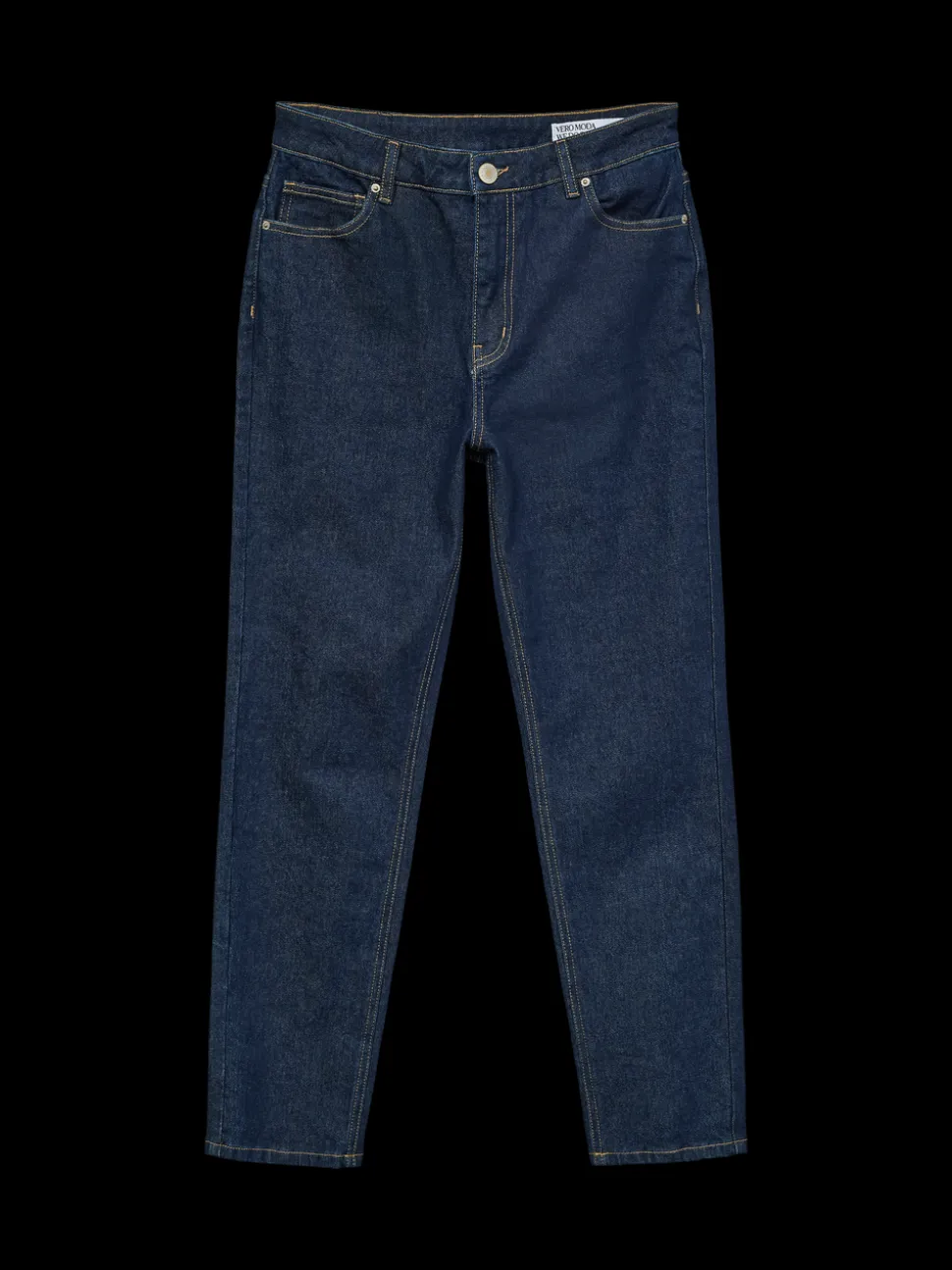 VMBRENDA Hög Midja Rak Passform Jeans
