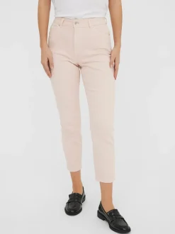 VMBRENDA Hög Midja Rak Passform Jeans