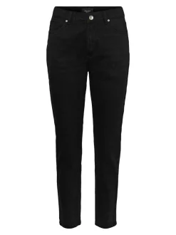 VMBRENDA Hög Midja Rak Passform Jeans
