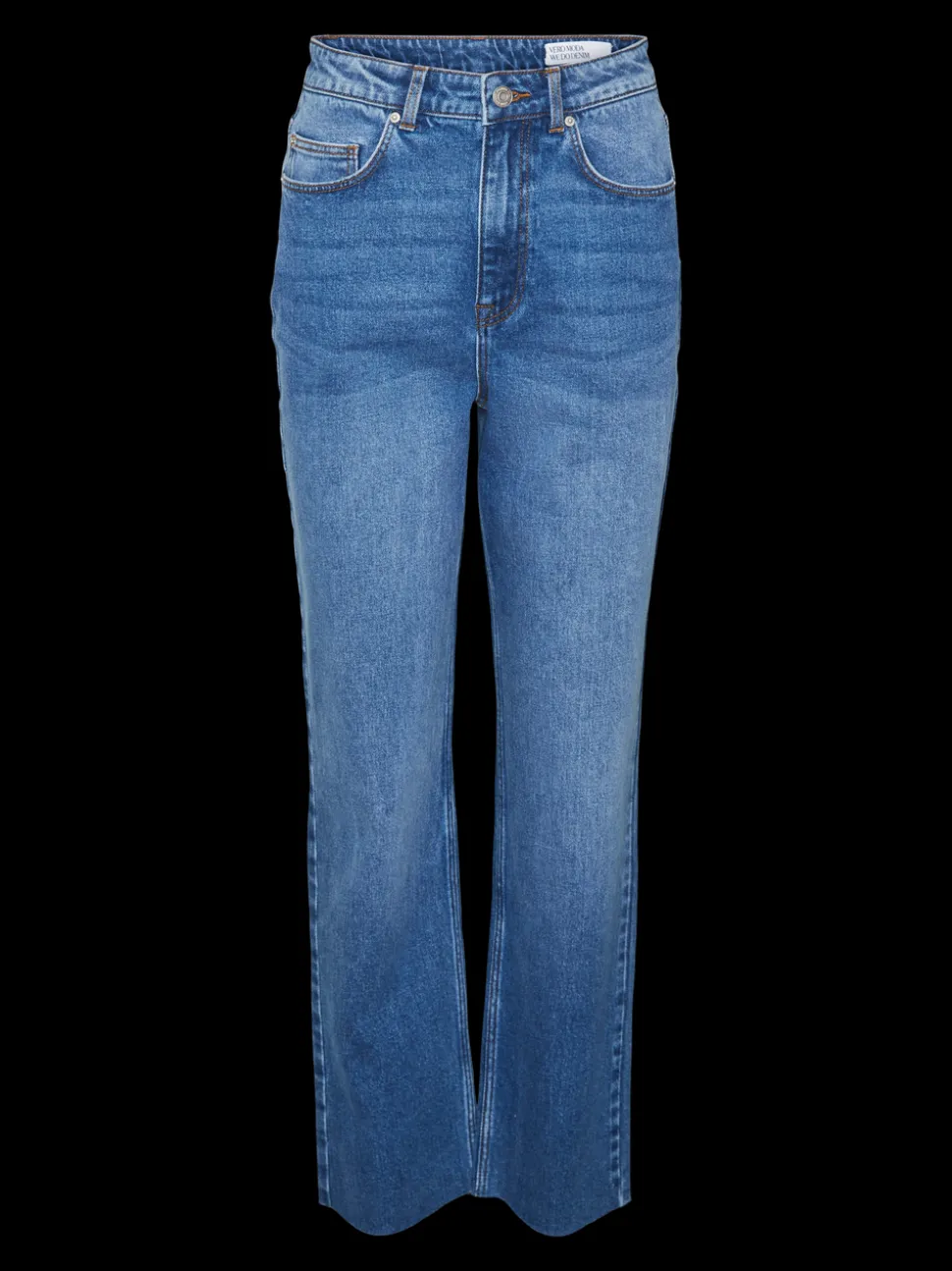 VMCALIA Hög Midja Rak Passform Jeans