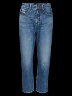 VMCARRIE Superhög Midja Mom Fit Jeans