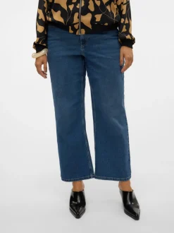 VMCEVALINA Medelhög Midja Lös Passform Jeans