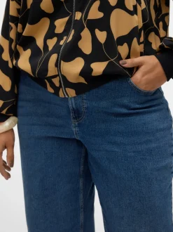 VMCEVALINA Medelhög Midja Lös Passform Jeans