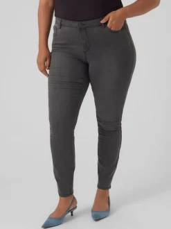 VMCFANYA Medelhög Midja Skinny Fit Jeans