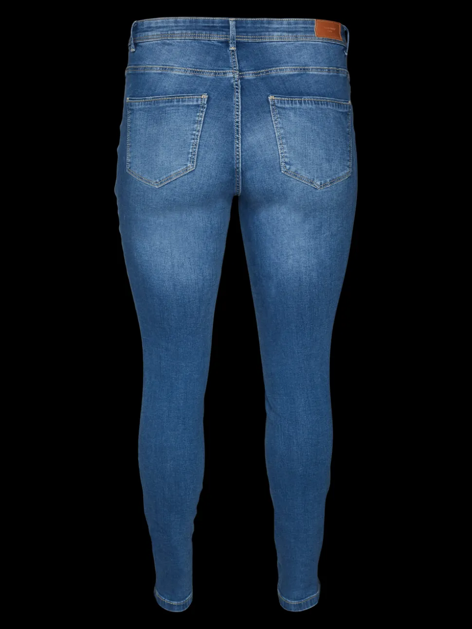 VMCFANYA Medelhög Midja Slim Fit Jeans