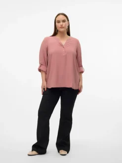 VMCFLASH Medelhög Midja Utsvängd Passform Jeans