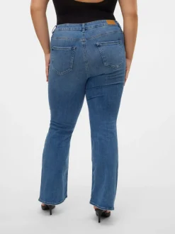 VMCFLASH Medelhög Midja Utsvängd Passform Jeans