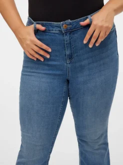 VMCFLASH Medelhög Midja Utsvängd Passform Jeans