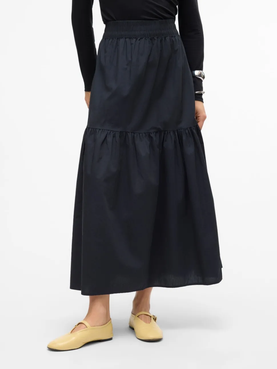 VMCHARLOTTE Hög Midja Lång Kjol