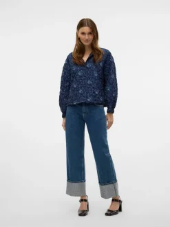 VMCHLOE Hög Midja Vida Ben Jeans