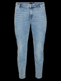 VMCISA Hög Midja Mom Fit Jeans