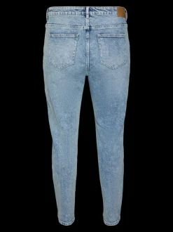 VMCISA Hög Midja Mom Fit Jeans