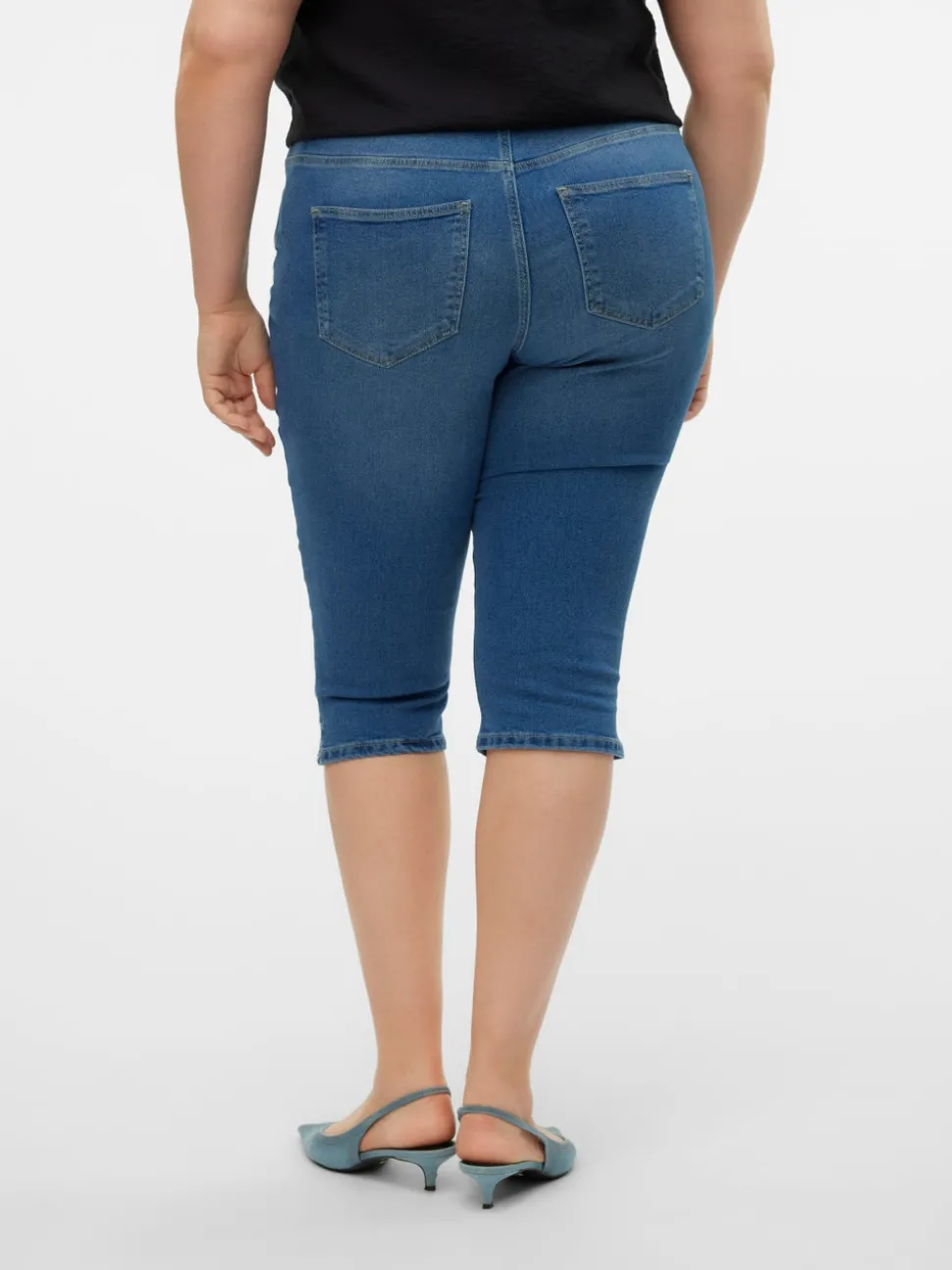 VMCJUNE Medelhög Midja Slim Fit Jeans
