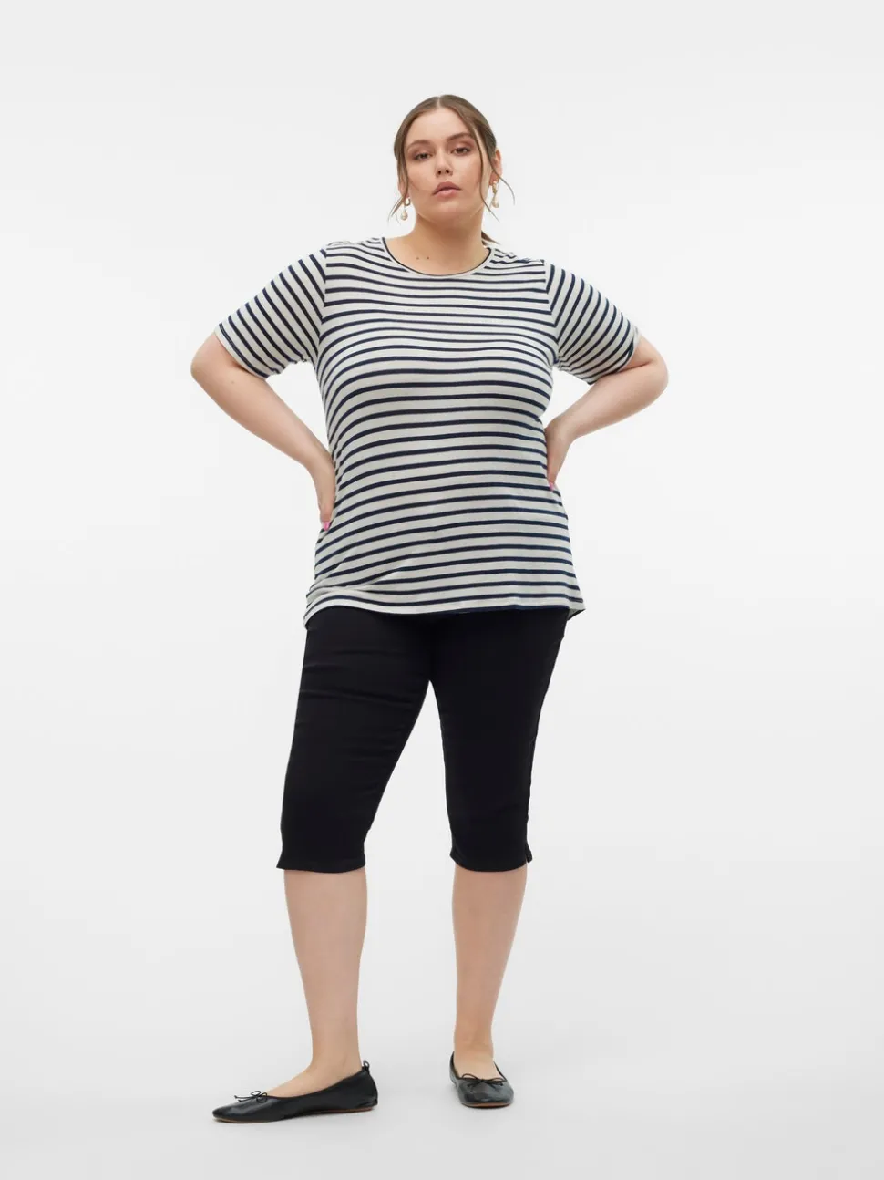 VMCJUNE Medelhög Midja Slim Fit Jeans