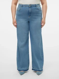 VMCKATHY Hög Midja Lös Passform Jeans