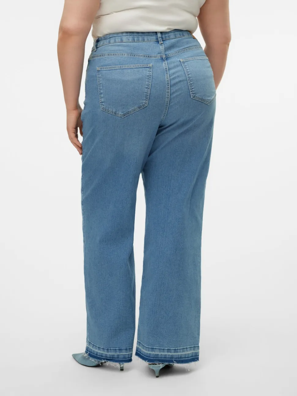 VMCKATHY Hög Midja Lös Passform Jeans