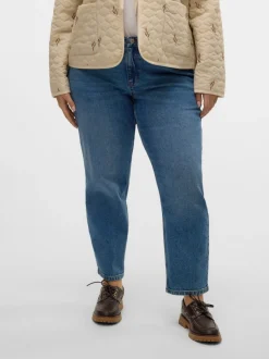 VMCKYLA Medelhög Midja Rak Passform Jeans