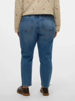 VMCKYLA Medelhög Midja Rak Passform Jeans