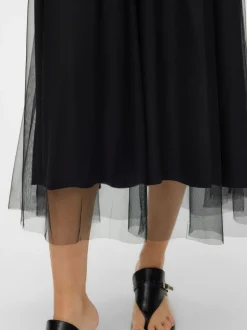VMCOVE Medelhög Midja Lång Kjol