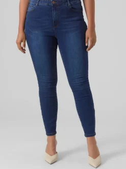 VMCPHIA Hög Midja Slim Fit Jeans