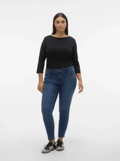 VMCSELA Medelhög Midja Slim Fit Jeans